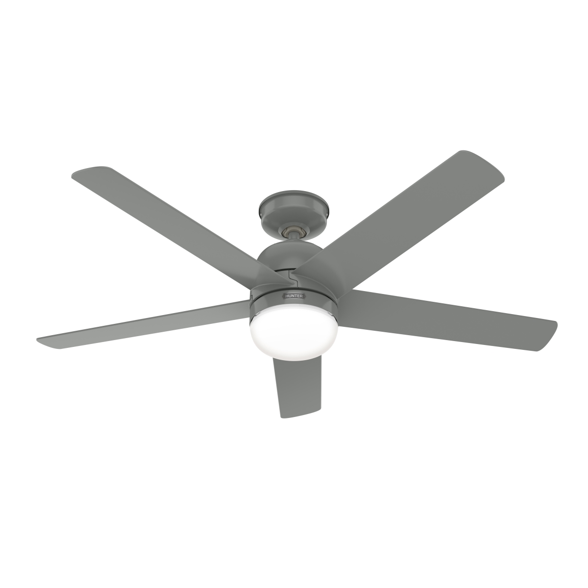 Picture of Hunter 50290 52 in. Anorak Quartz Gray WeatherMax Indoor & Outdoor Ceiling Fan with LED Light Kit & Wall Control