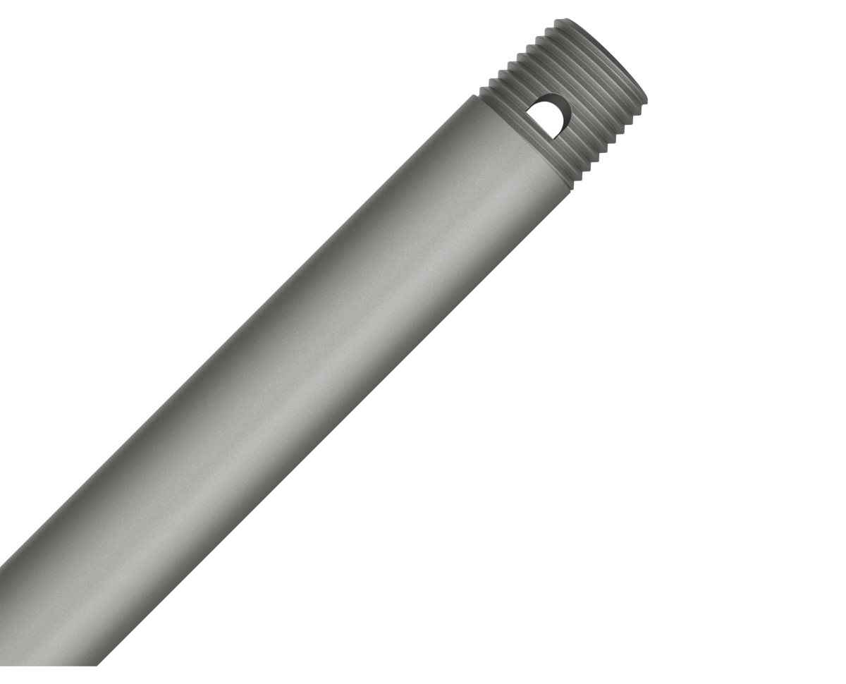 99717 18 in. Original Matte Silver Downrod