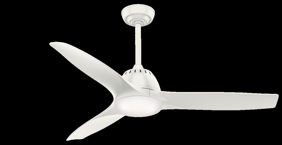 Picture of Casablanca 59284 52 in. Wisp Fresh White Ceiling Fan with LED Light Kit & Handheld Remote