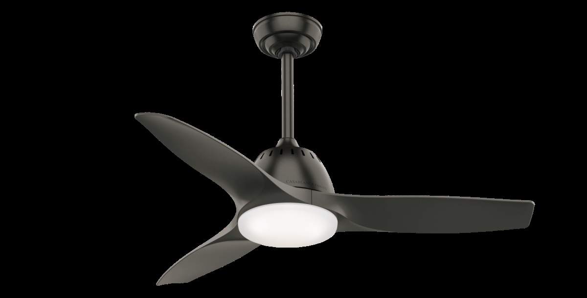 Picture of Casablanca 59287 44 in. Wisp Noble Bronze Ceiling Fan with LED Light Kit & Handheld Remote