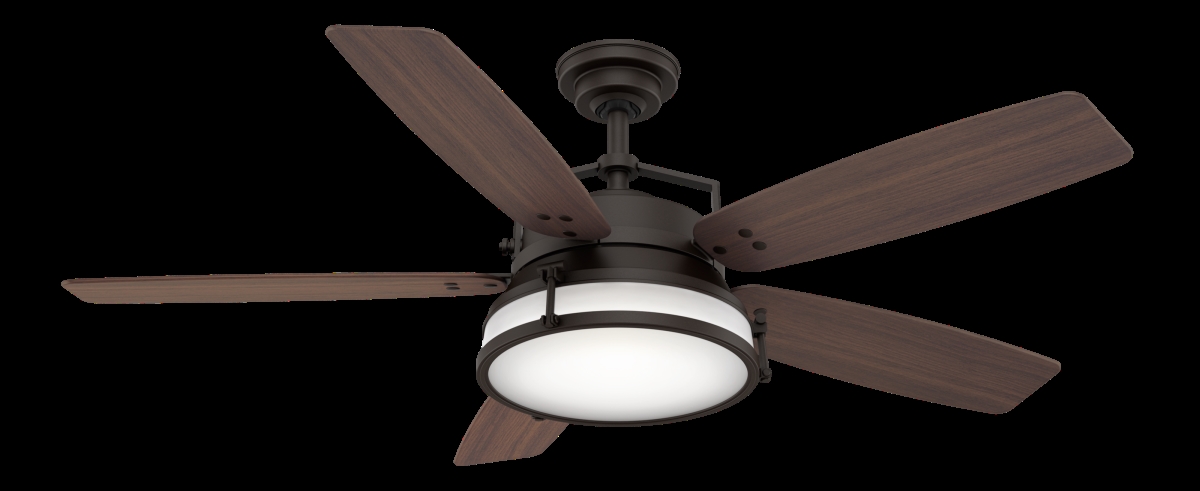 Picture of Casablanca 59360 56 in. Caneel Bay Maiden Bronze Damp Rated Ceiling Fan with LED Light Kit & Wall Control