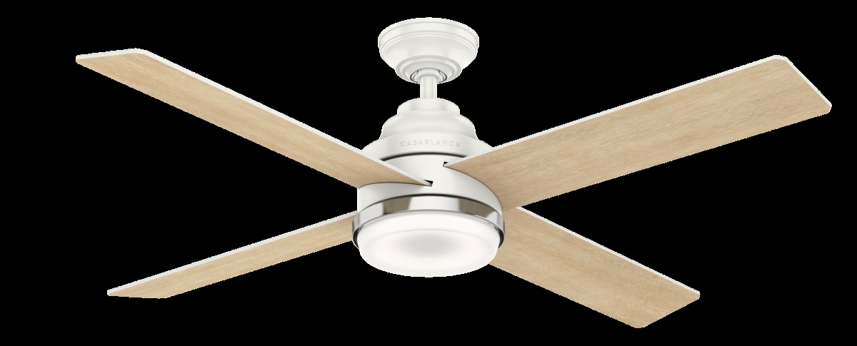 Picture of Casablanca 59413 54 in. Daphne Fresh White Ceiling Fan with LED Light Kit & Wall Control