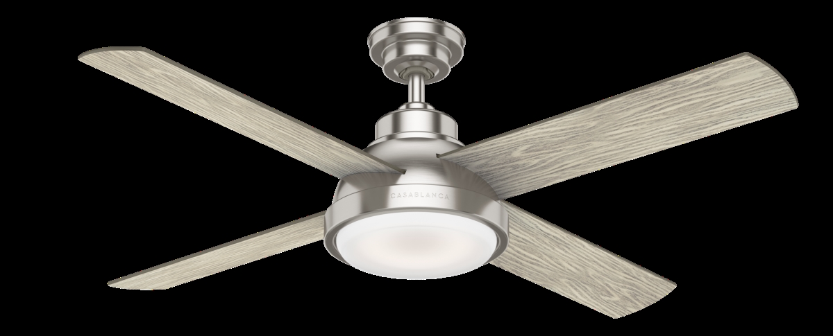 Picture of Casablanca 59433 54 in. Levitt Brushed Nickel Ceiling Fan with LED Light Kit & Wall Control