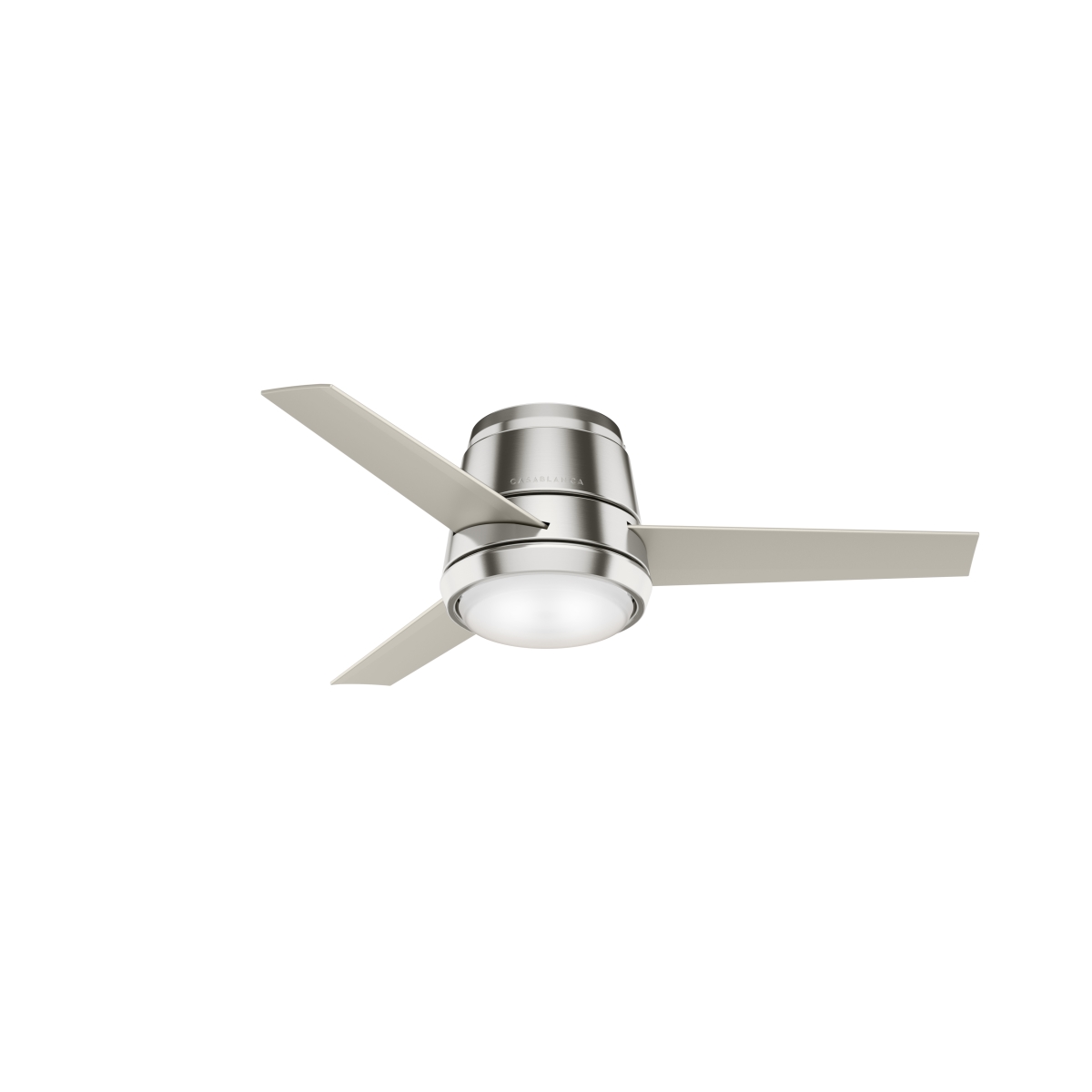 Picture of Casablanca 59570 44 in. Commodus Brushed Nickel Low Profile Ceiling Fan with LED Light Kit & Wall Control