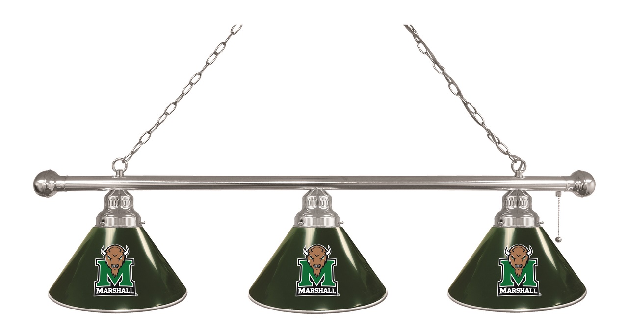 BL3CHMrshll Marshall Herd 3 Shade Pool Billiard Light- Chrome