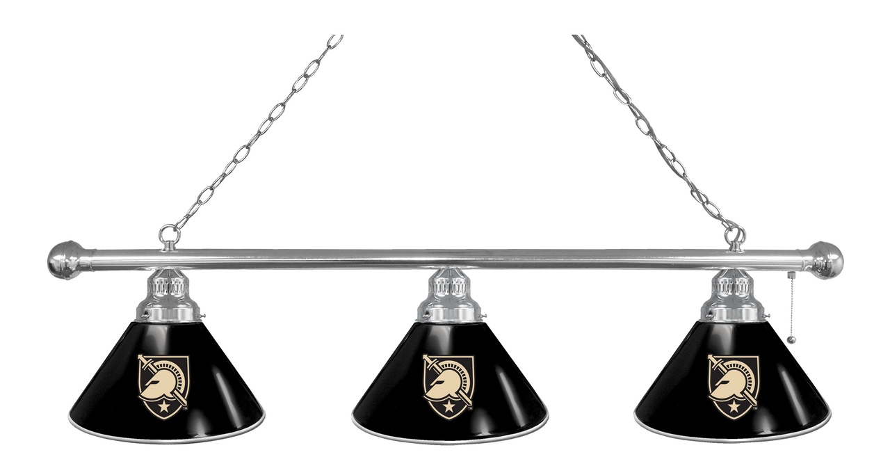 BL3CHUSMilA Army Black Knights 3 Shade Pool Billiard Light- Chrome