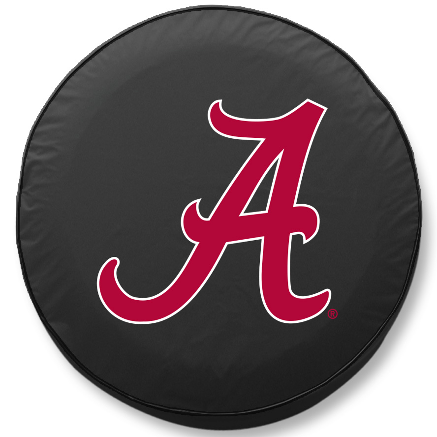 TCE10AL-ABK-30 x 10 Alabama "A" Tire Cover-Black