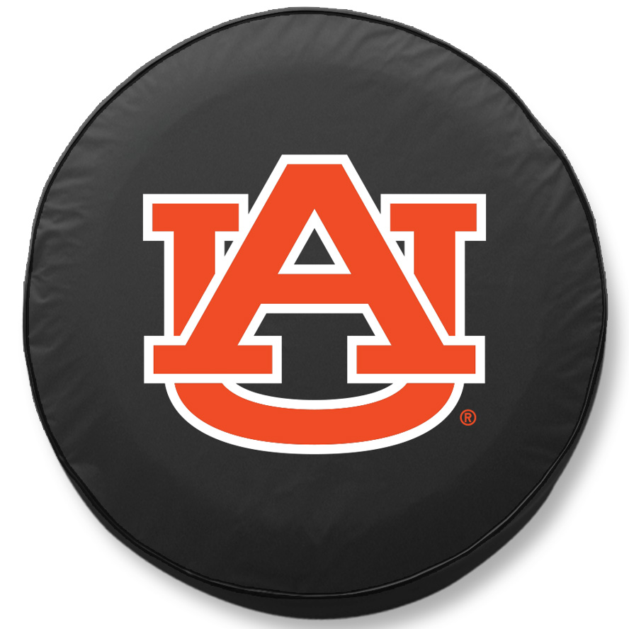 TCH2AuburnBK-35 x 12.5 Auburn Tire Cover by Covers by HBS-Black