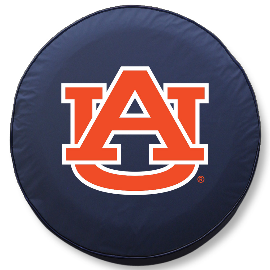 -35 x 12.5 Auburn Tire Cover by Covers by HBS-Navy