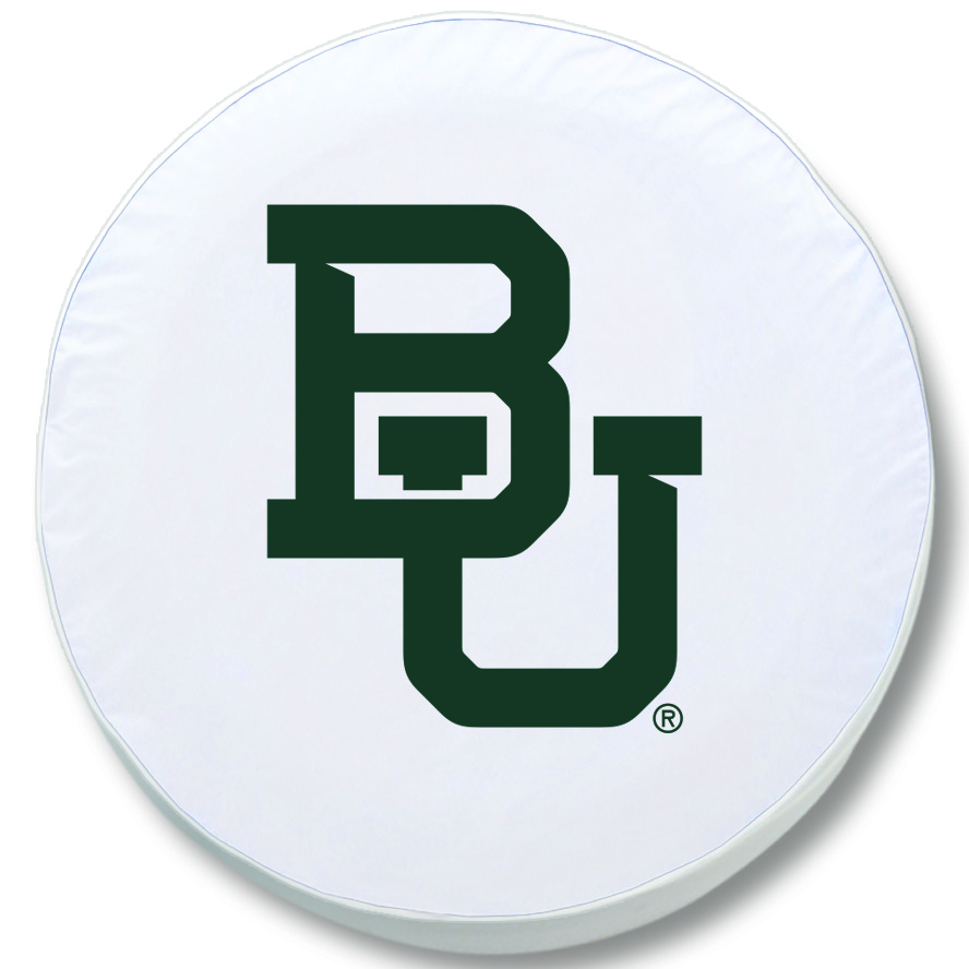 TCJBaylorWT-27 x 8 Baylor Tire Cover-White