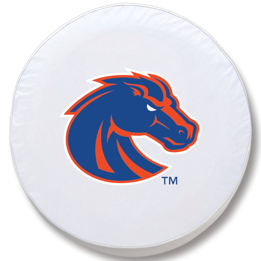 TCH1BoiseSWT-37 x 12.5 Boise State Tire Cover-White