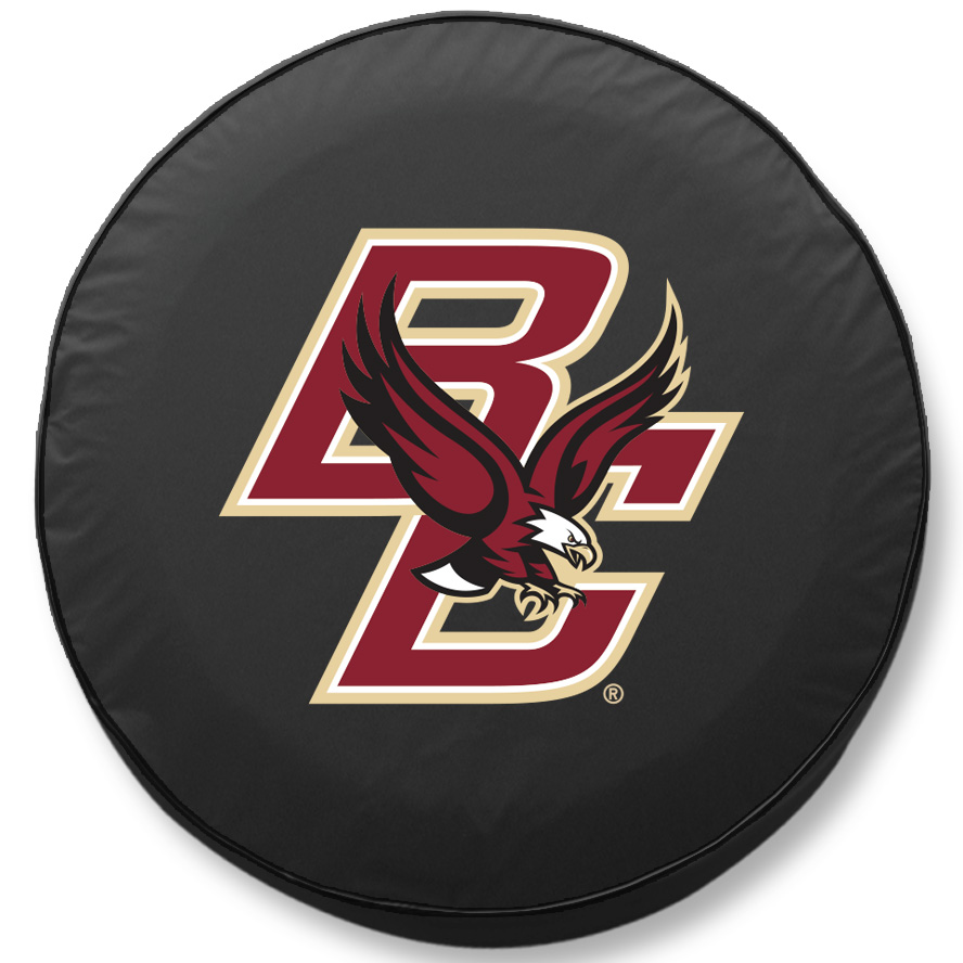 -30 x 10 Boston College Tire Cover-Black