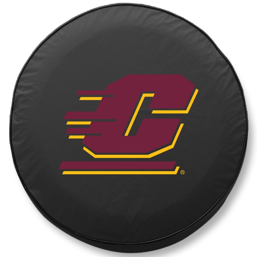 -32 1/4 x 12 Central Michigan Tire Cover-Black