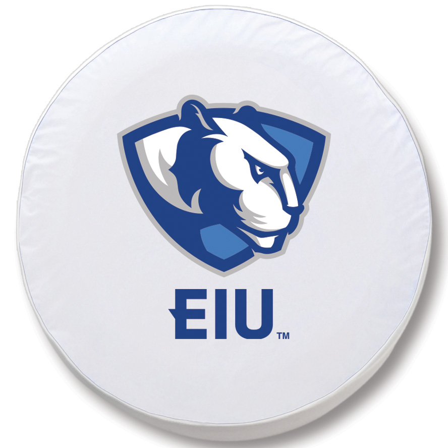Picture of Holland Bar Stool TCAEastILWT-34 x 8 Eastern Illinois Tire Cover-White