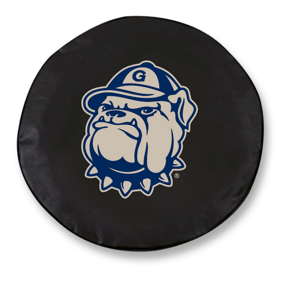 TCSMGrgtwnBK-28 1/2 x 8 Georgetown Tire Cover-Black