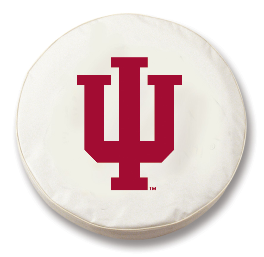 TCOIndnaUWT-21 1/2 x 8 Indiana Tire Cover-White
