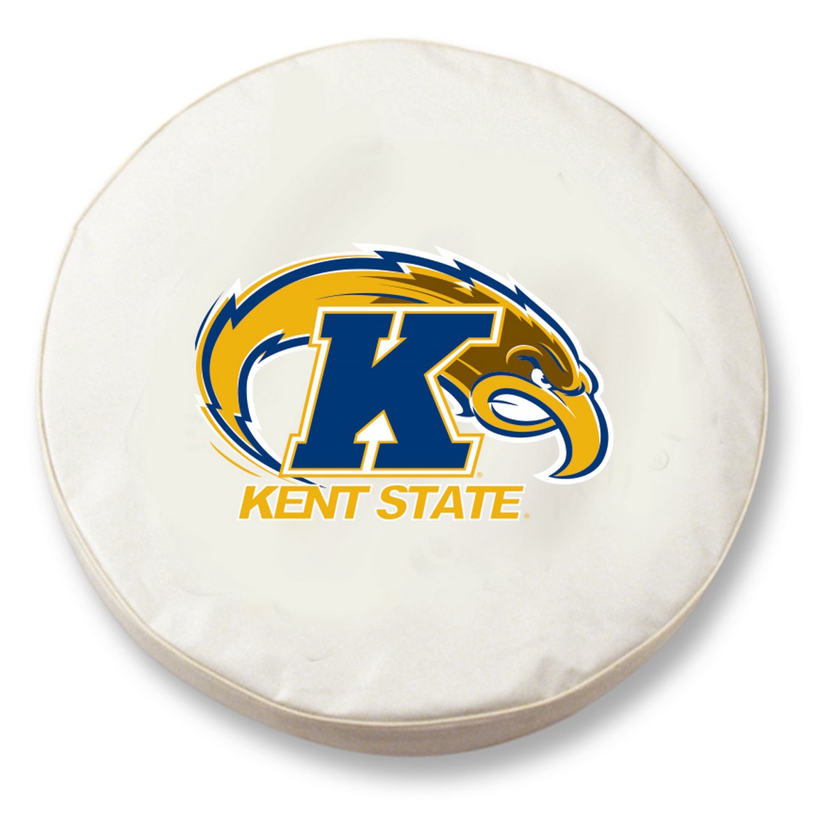 TCJKentStWT-27 x 8 Kent State Tire Cover-White
