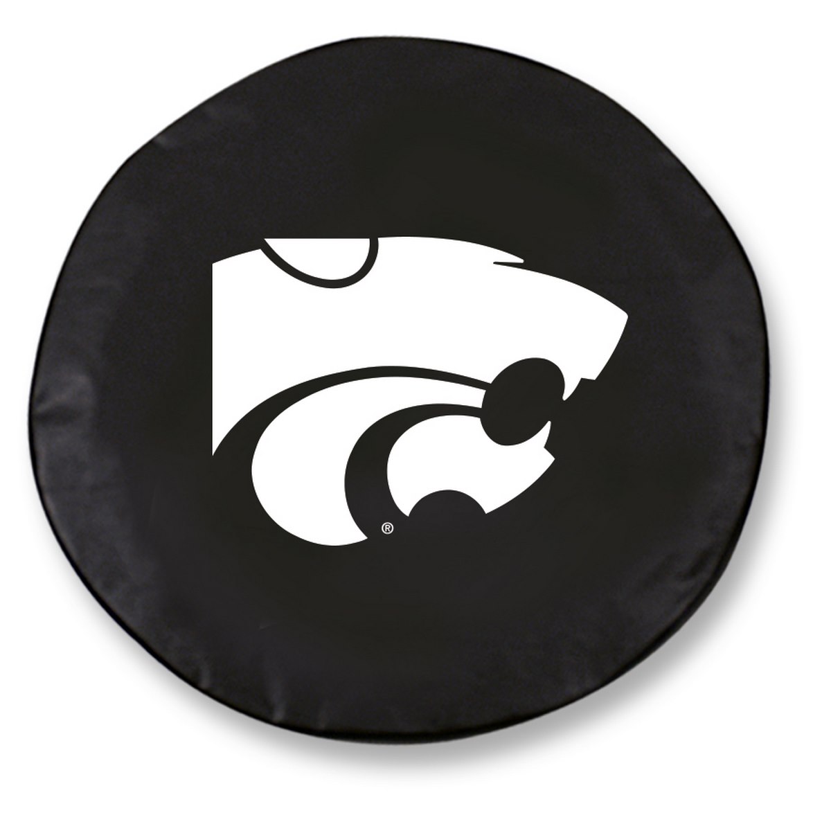 -32 1/4 x 12 Kansas State Tire Cover-Black