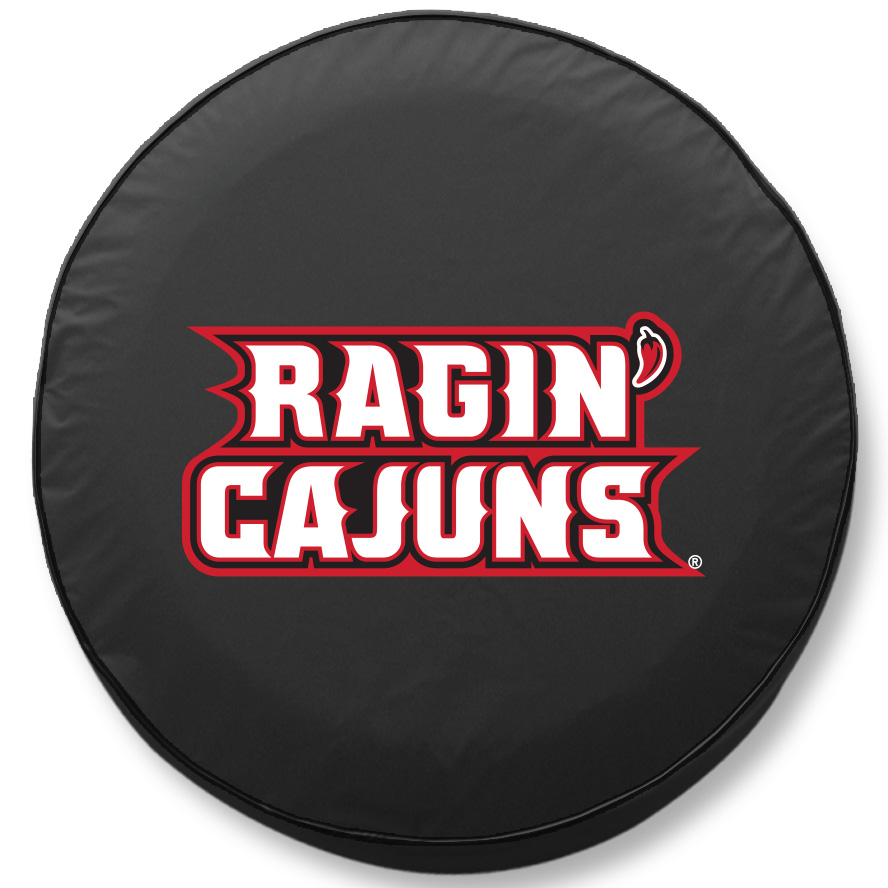 TCE10LA-LafBK-30 x 10 Louisiana-Lafayette Tire Cover-Black