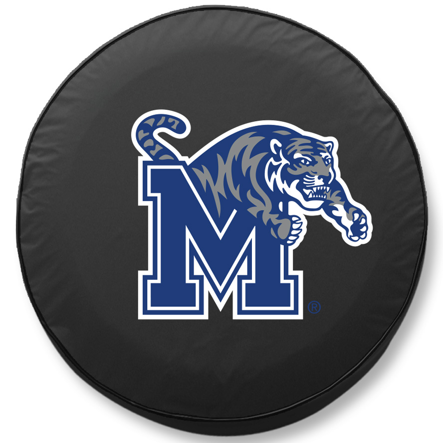 TCEMemphsBK-29 3/4 x 8 Memphis Tire Cover-Black