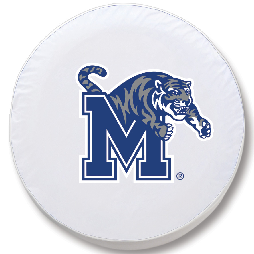 TCSMMemphsWT-28 1/2 x 8 Memphis Tire Cover-White