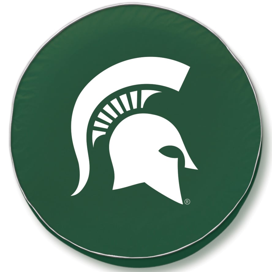 -37 x 12.5 Michigan State Tire Cover-Green