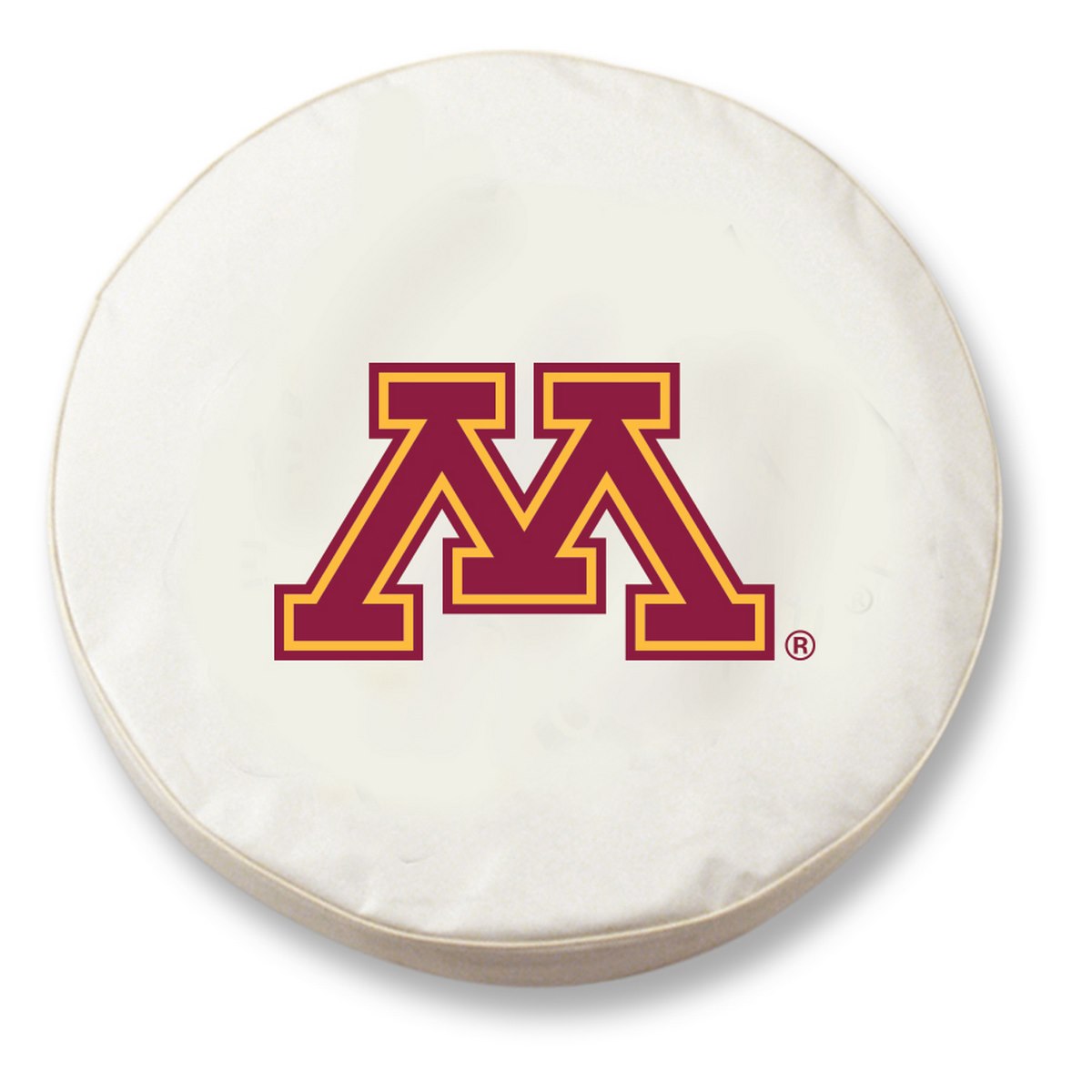 TCMMinnUnWT-25 1/2 x 8 Minnesota Tire Cover-White