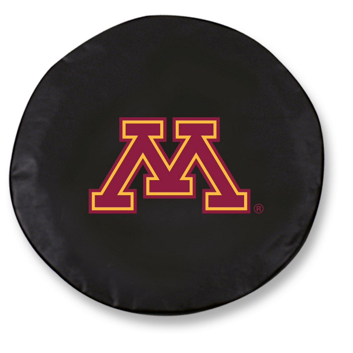 TCOMinnUnBK-21 1/2 x 8 Minnesota Tire Cover-Black