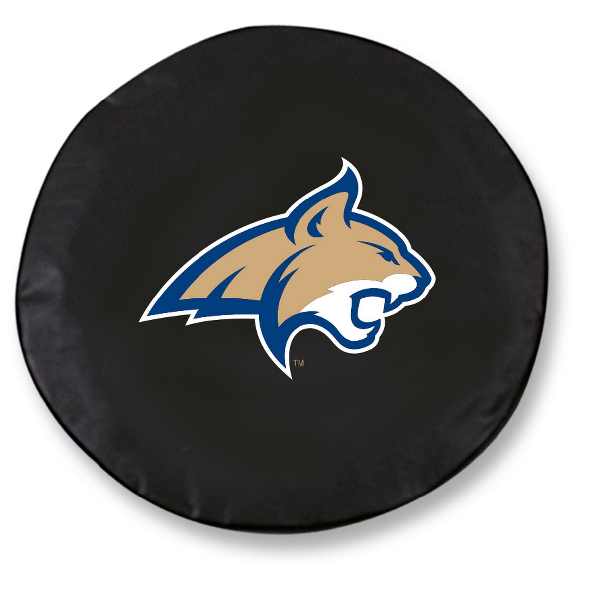 TCH2MontStBK-35 x 12.5 Montana State Tire Cover-Black