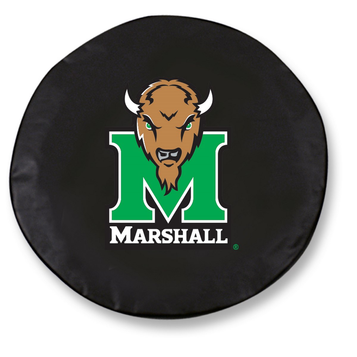 TCD10MrshllBK-30 3/4 x 10 Marshall Tire Cover-Black