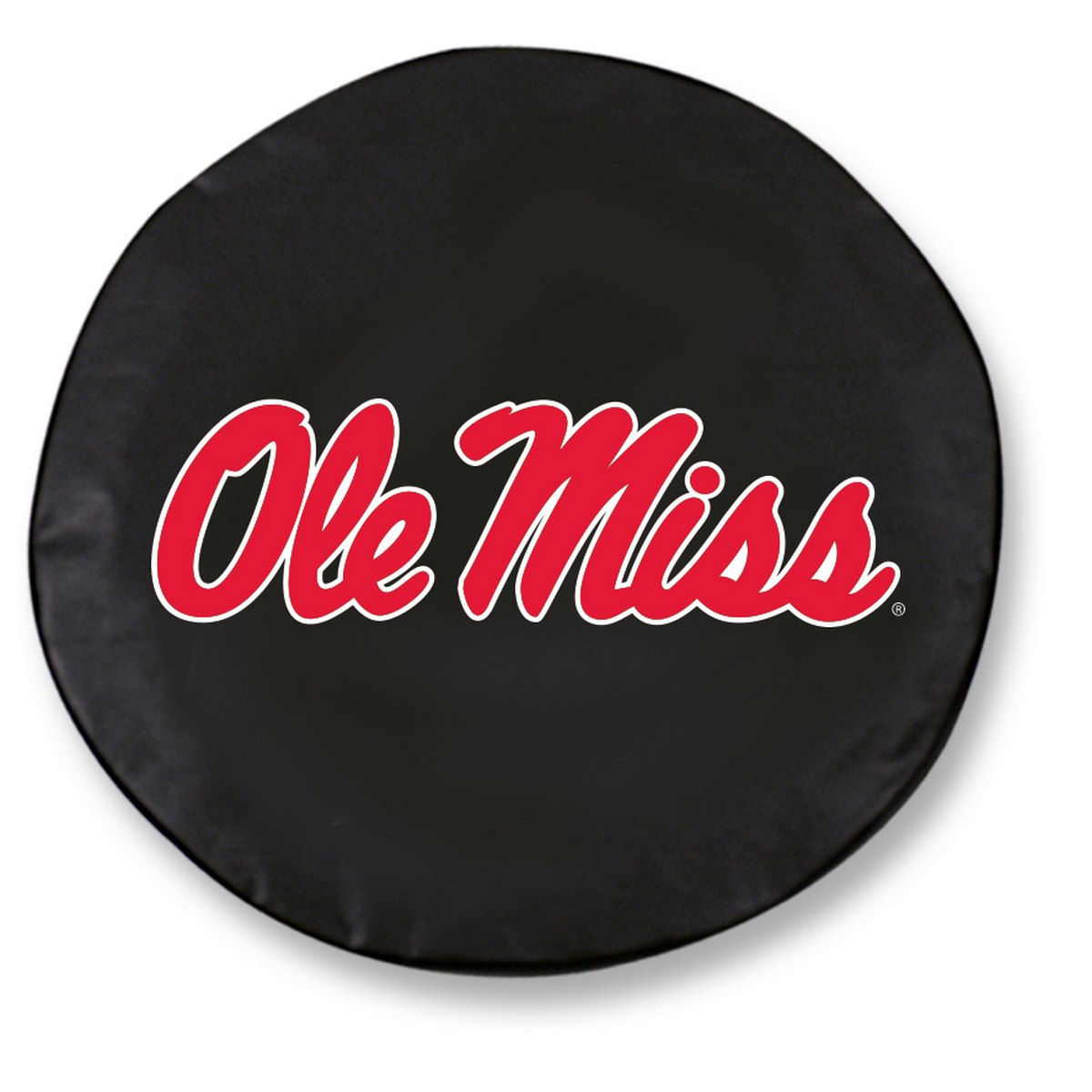 TCH2MssppUBK-35 x 12.5 Ole' Miss Tire Cover-Black