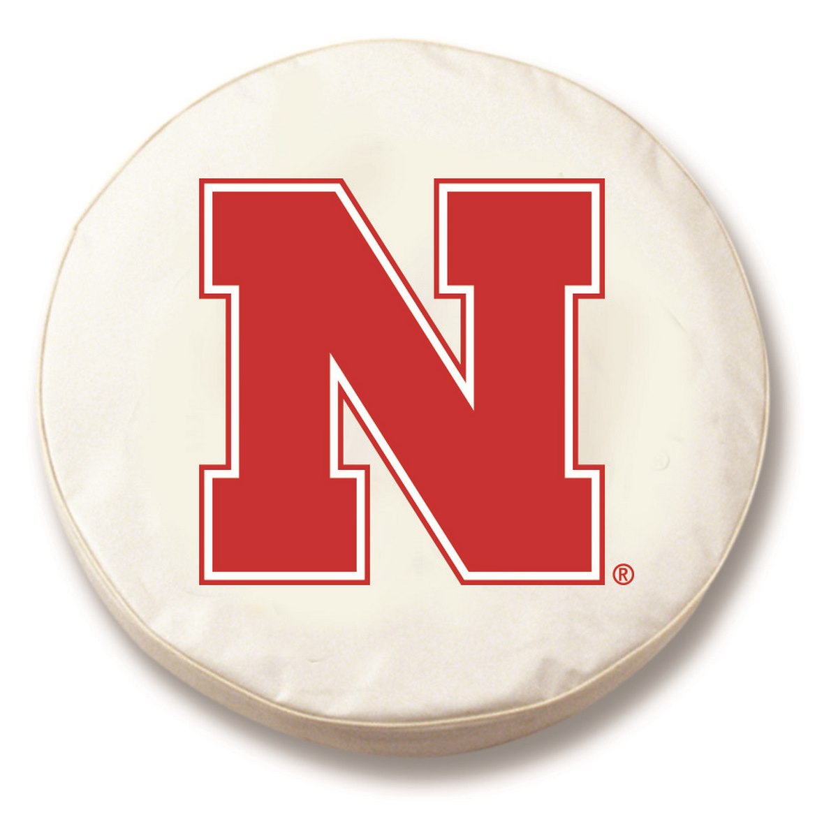 -29 x 8 Nebraska Tire Cover-White