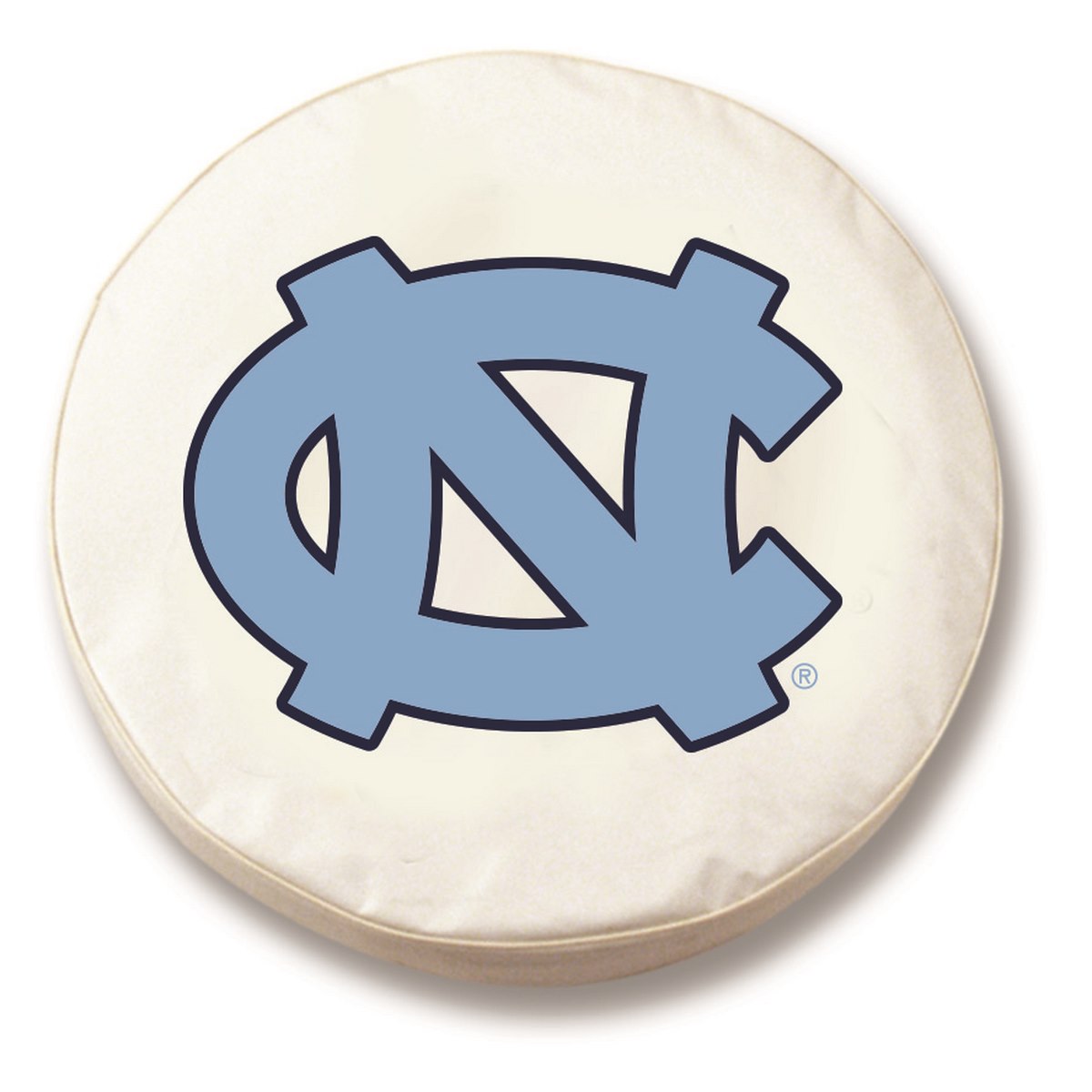 TCFNorCarWT-29 x 8 North Carolina Tire Cover-White