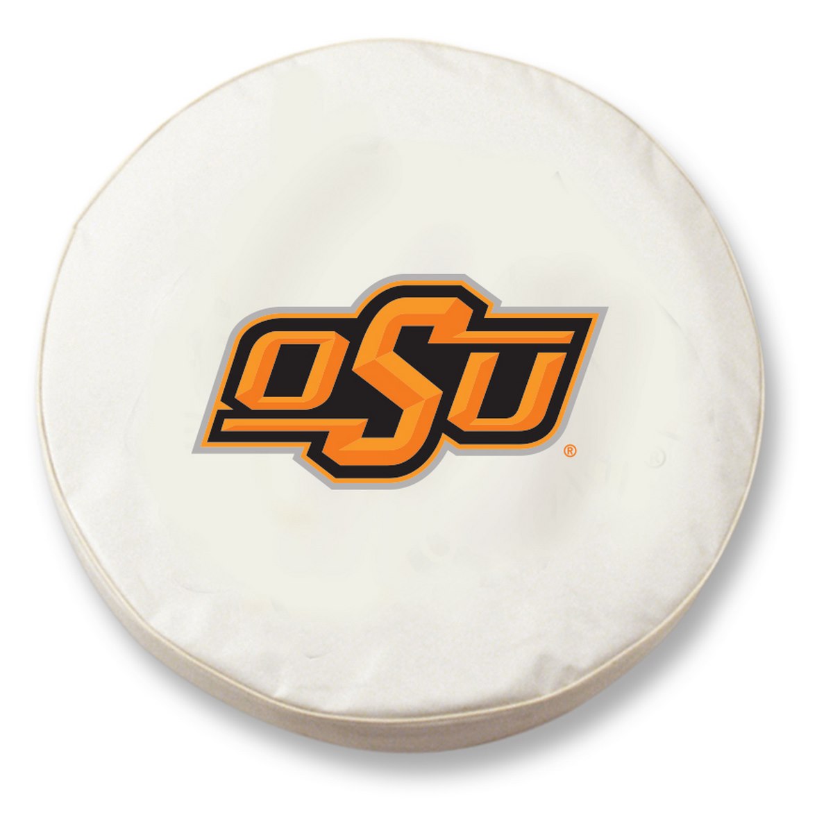 TCAOKStUnWT-34 x 8 Oklahoma State Tire Cover-White