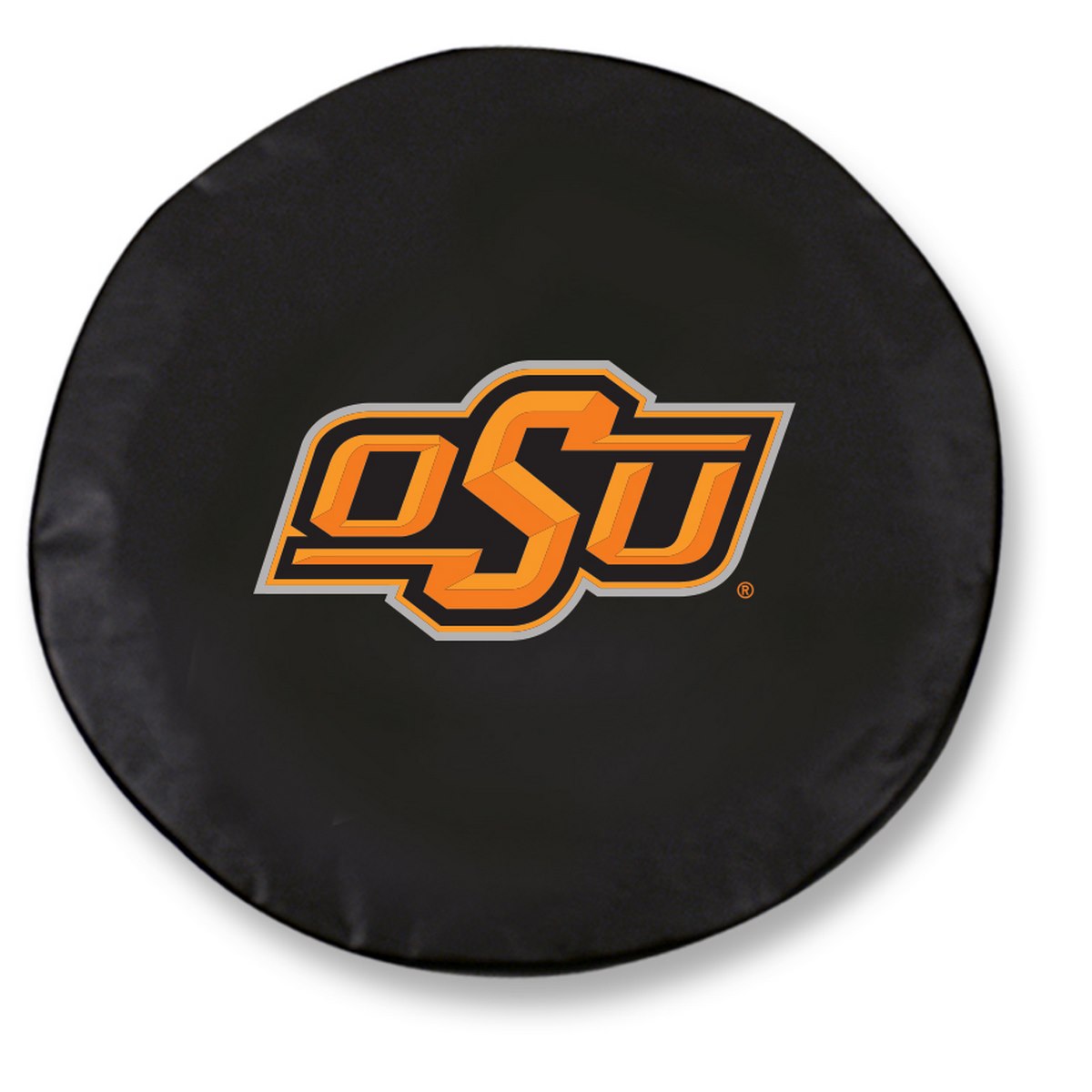 TCH1OKStUnBK-37 x 12.5 Oklahoma State Tire Cover-Black