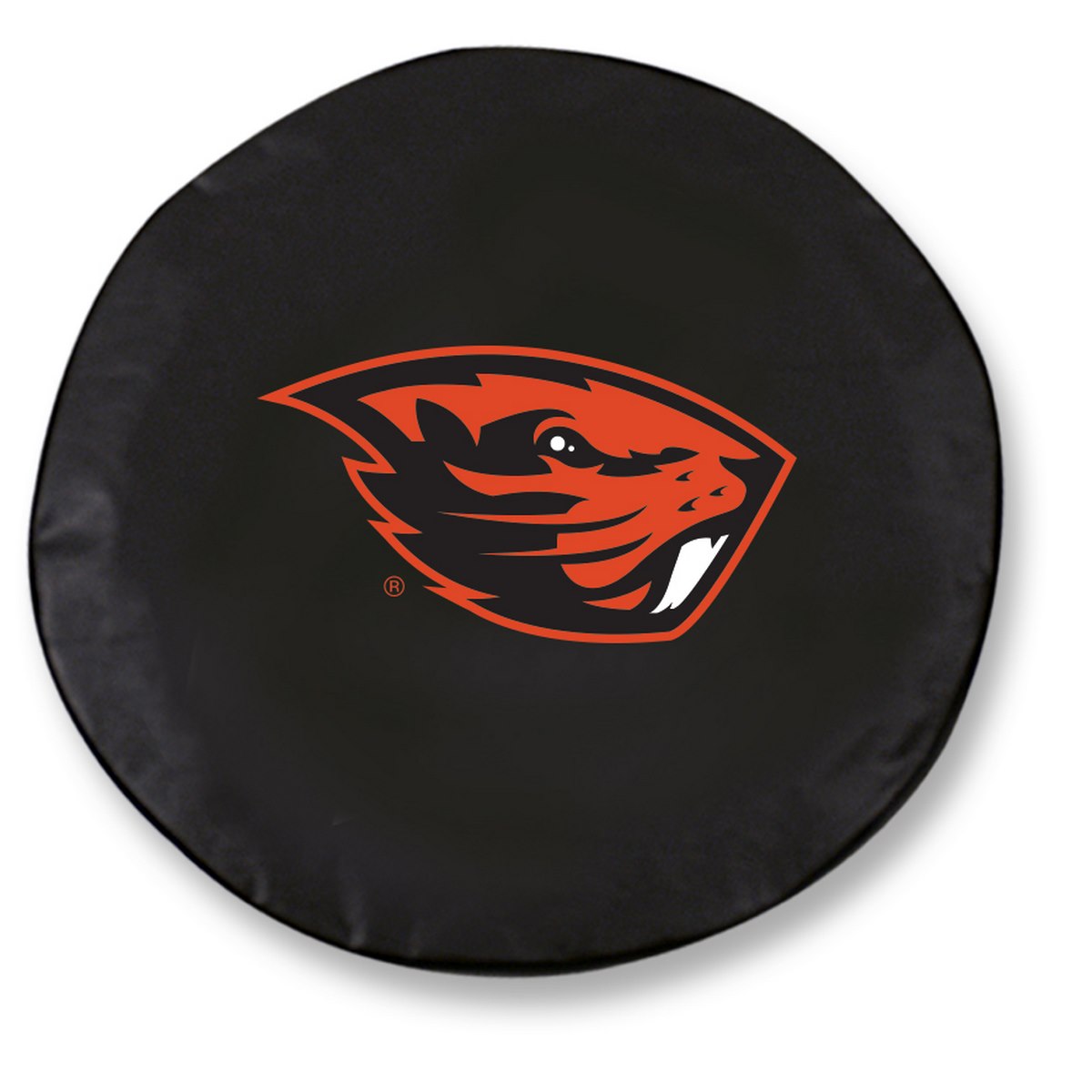TCAOregStBK-34 x 8 Oregon State Tire Cover-Black