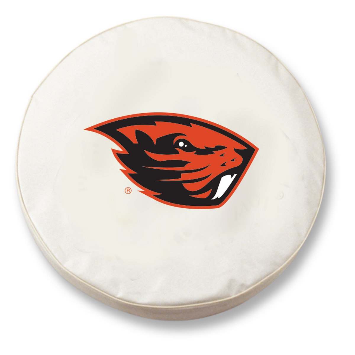 TCFOregStWT-29 x 8 Oregon State Tire Cover-White