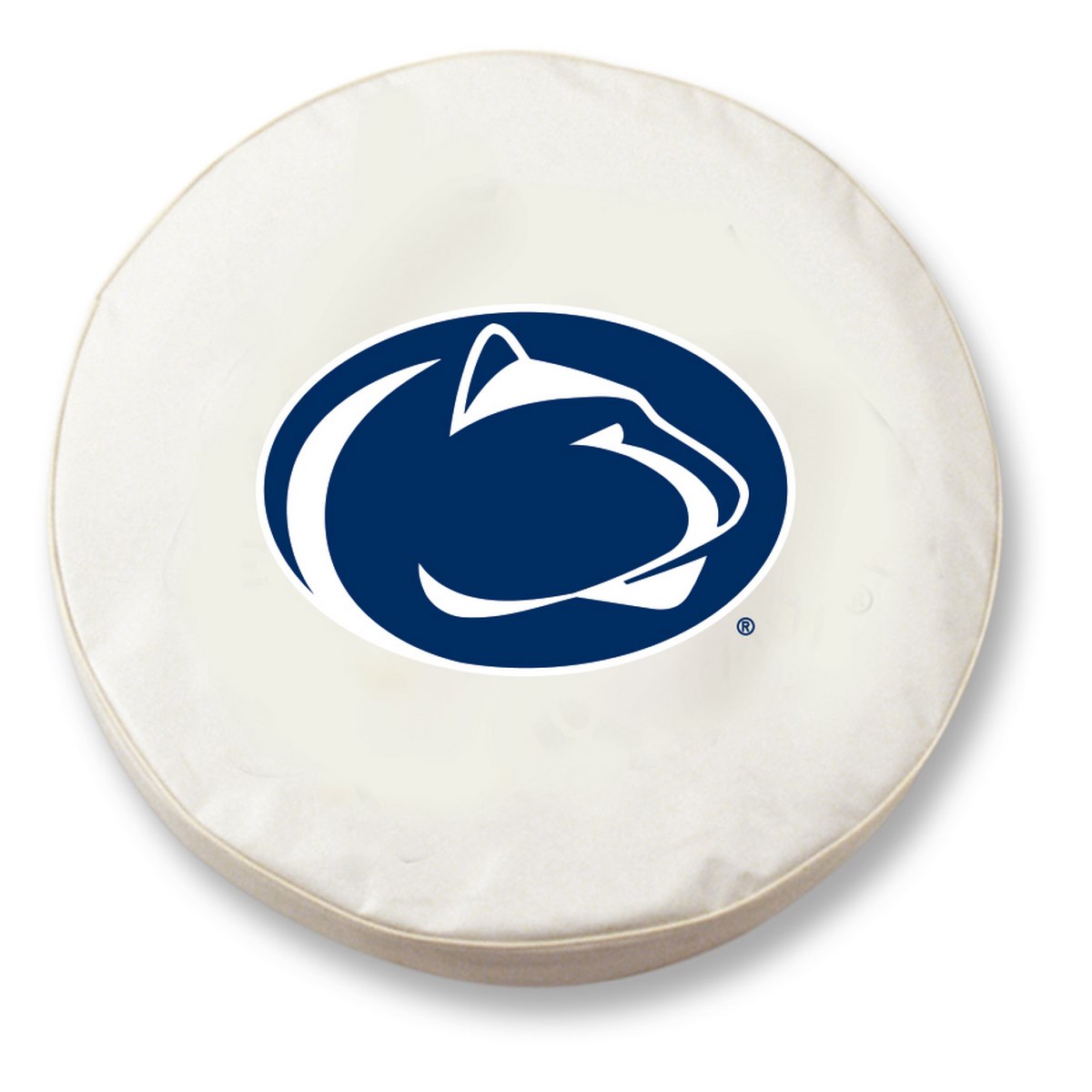 TCD10PennStWT-30 3/4 x 10 Penn State Tire Cover-White