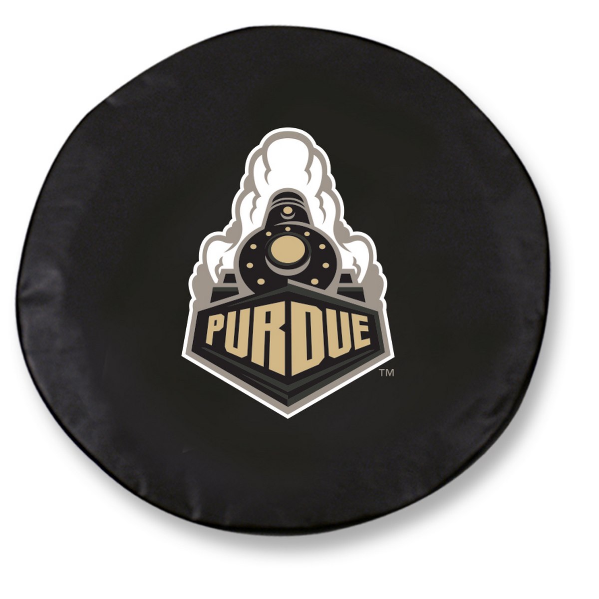 TCAPurdueBK-34 x 8 Purdue Tire Cover-Black