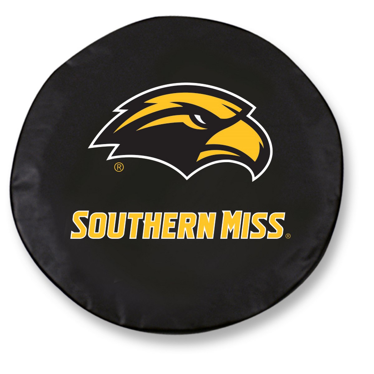 -29 x 8 Southern Miss Tire Cover-Black