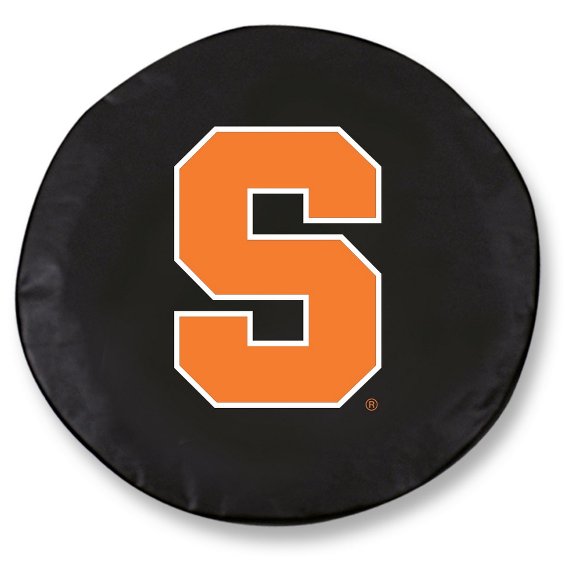 TCESyrcseBK-29 3/4 x 8 Syracuse Tire Cover-Black