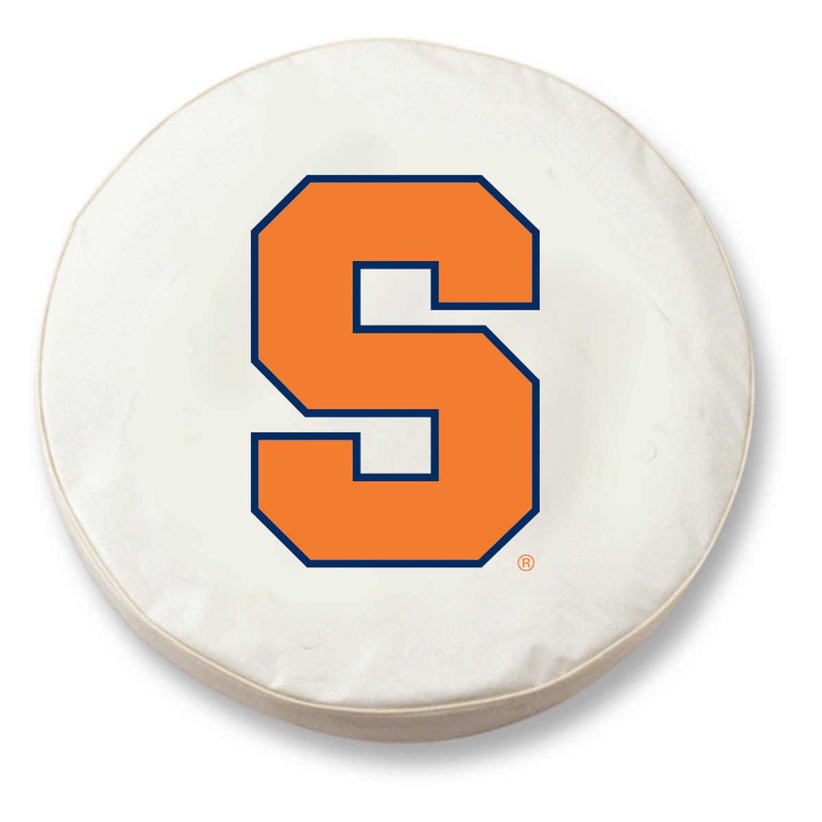 TCESyrcseWT-29 3/4 x 8 Syracuse Tire Cover-White