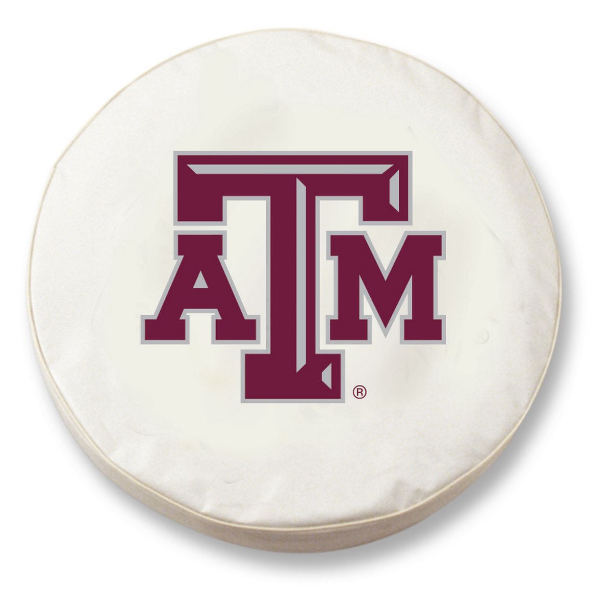 TCE10TexA-MWT-30 x 10 Texas A&M Tire Cover-White