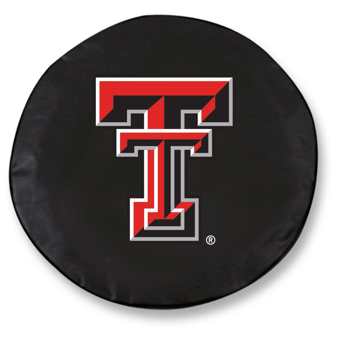 TCH2TXTechBK-35 x 12.5 Texas Tech Tire Cover-Black