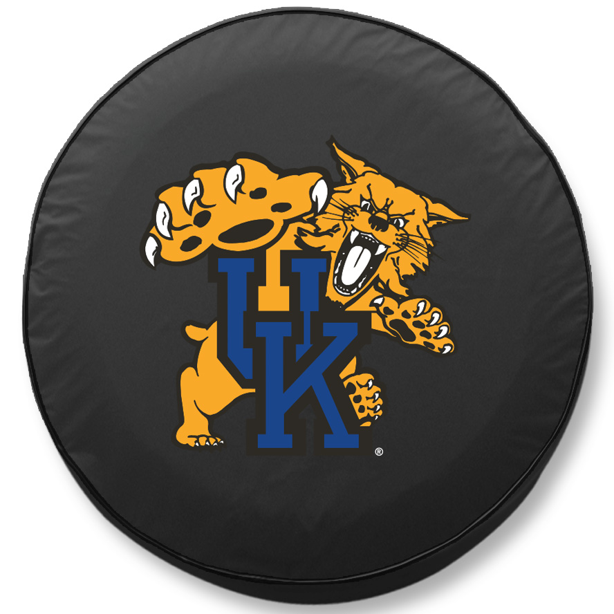 -35 x 12.5 Kentucky "Wildcat" Tire Cover-Black