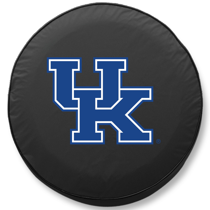 -25 1/2 x 8 Kentucky "UK" Tire Cover-Black
