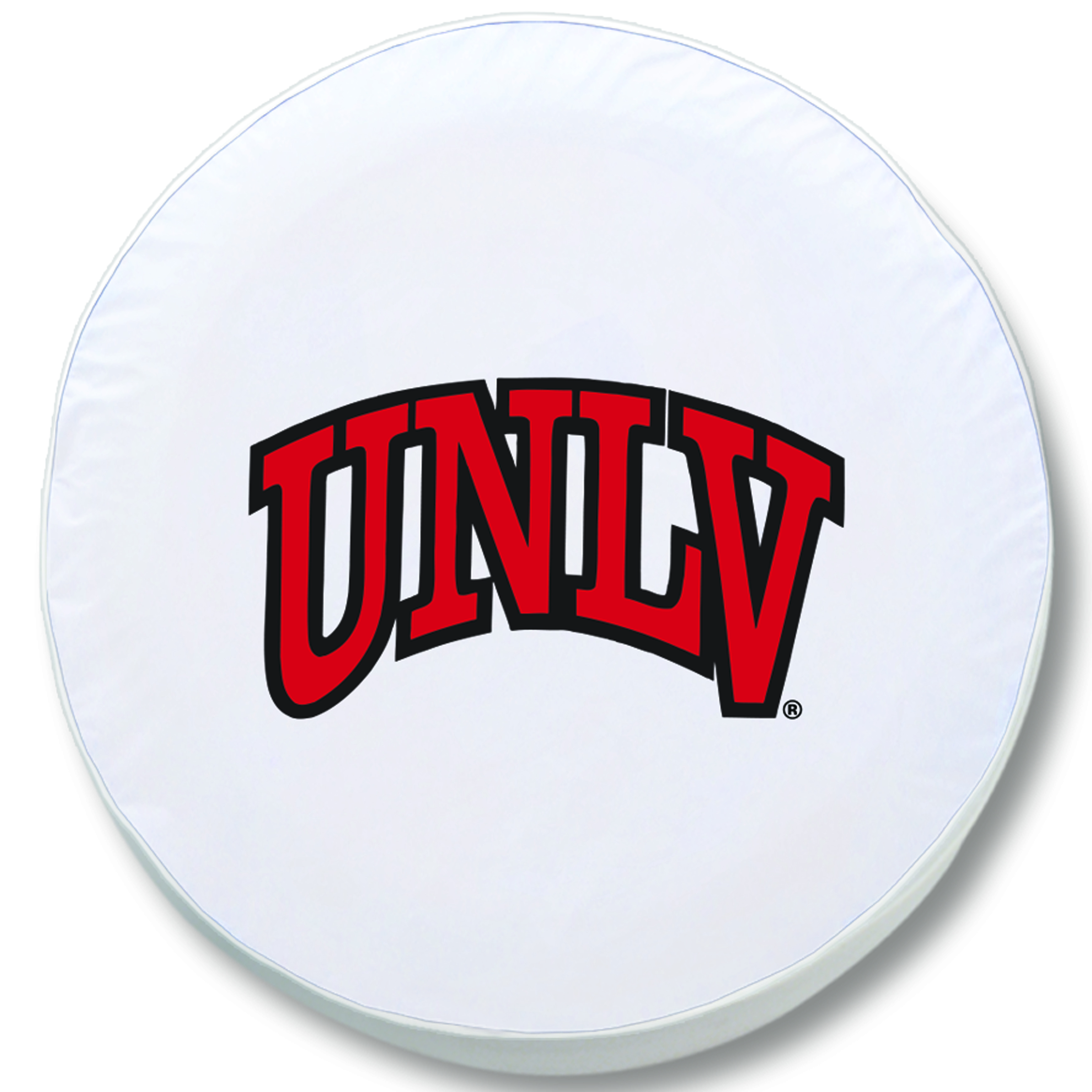 TCAUNevLVWT-34 x 8 UNLV Tire Cover-White