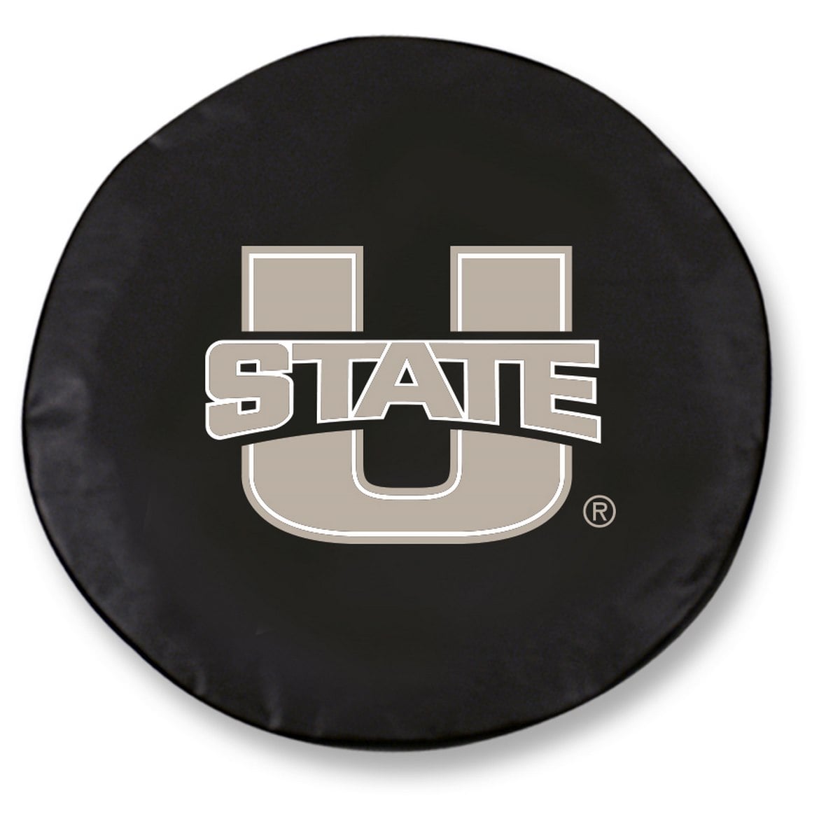 TCIUtahStBK-28 x 8 Utah State Tire Cover-Black