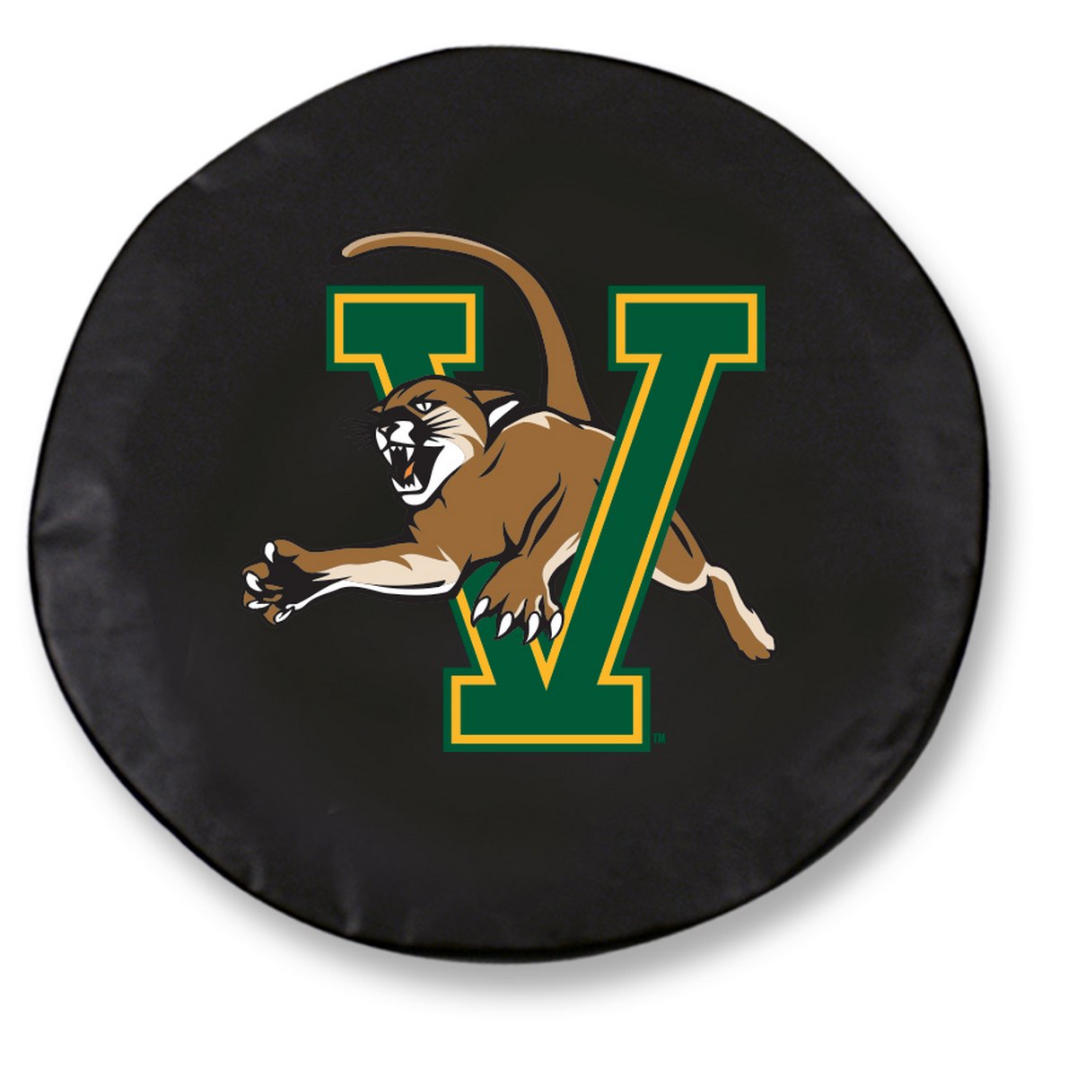 TCH2VermntBK-35 x 12.5 Vermont Tire Cover-Black