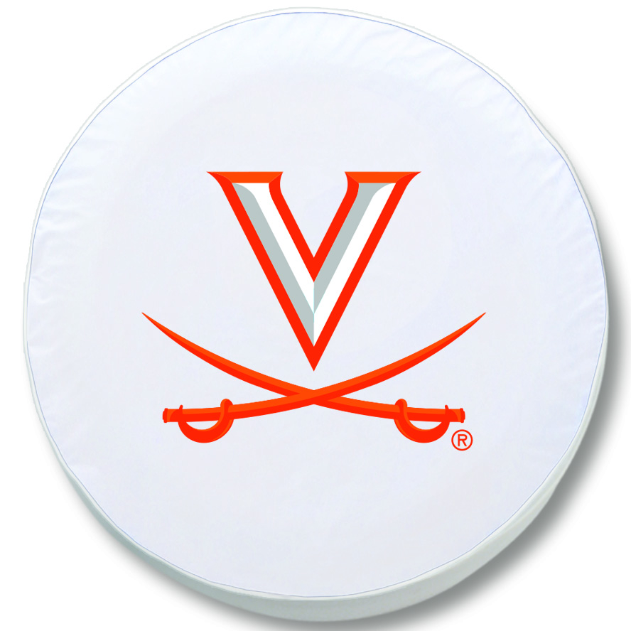 TCH1VrgniaWT-37 x 12.5 Virginia Tire Cover-White
